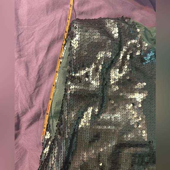 The Impeccable Pig Emerald Green Sequin Tank Blouse size L NWT - Picture 9 of 9